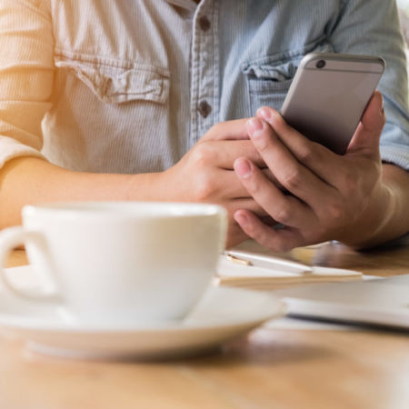 Business man using smart phone. Business man using smart phone.